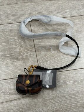 Tom Ford calf leather AirPod case authentic
